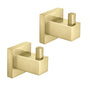 Quadra Bathroom Towel & Robe Hook 2 Count