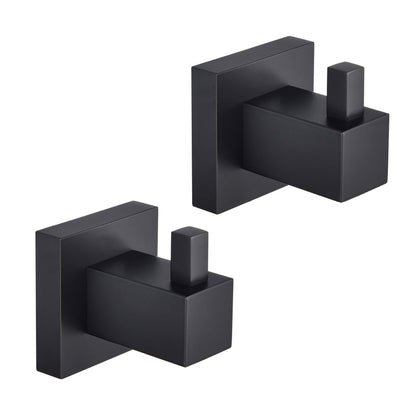 Quadra Bathroom Towel & Robe Hook 2 Count
