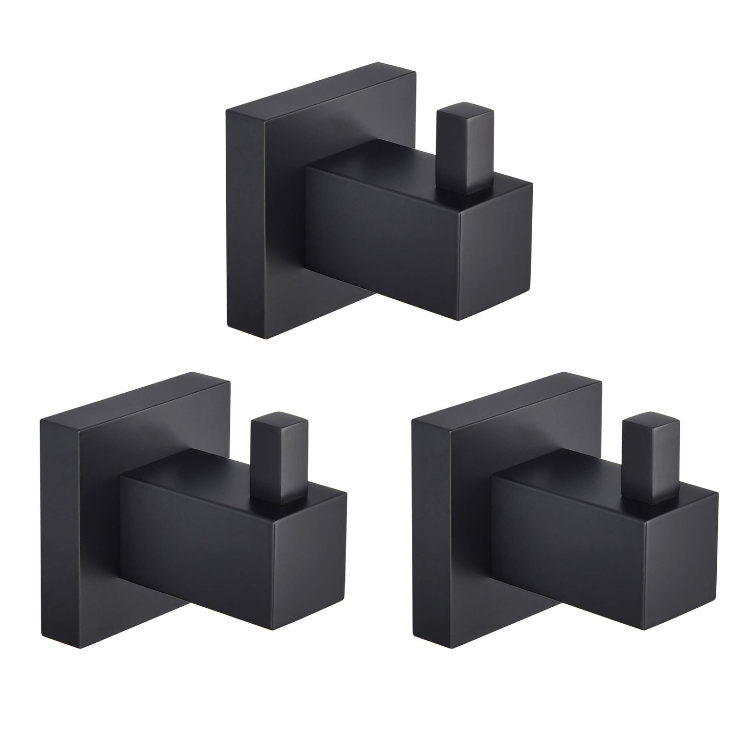 Quadra Bathroom Towel & Robe Hook 3 Count