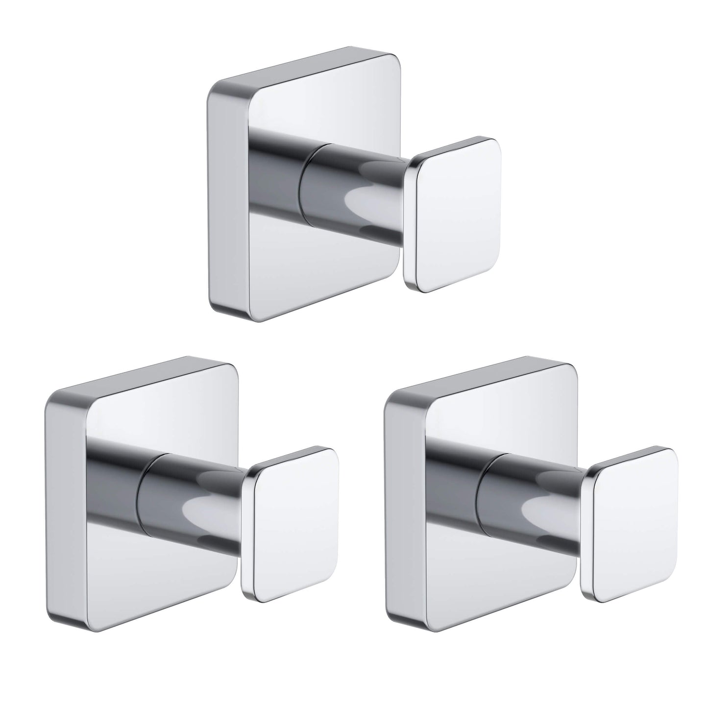 Fusion Bathroom Towel & Robe Hook 3 Count