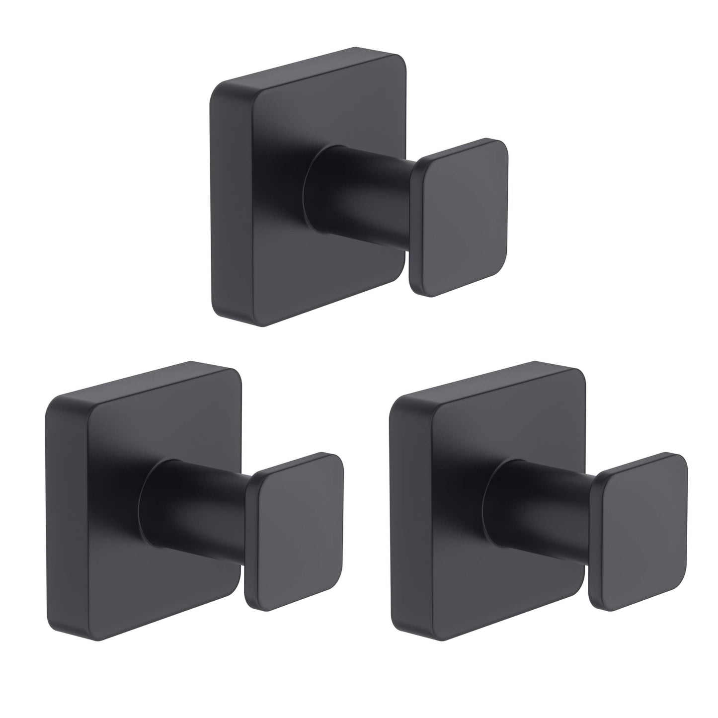 Fusion Bathroom Towel & Robe Hook 3 Count