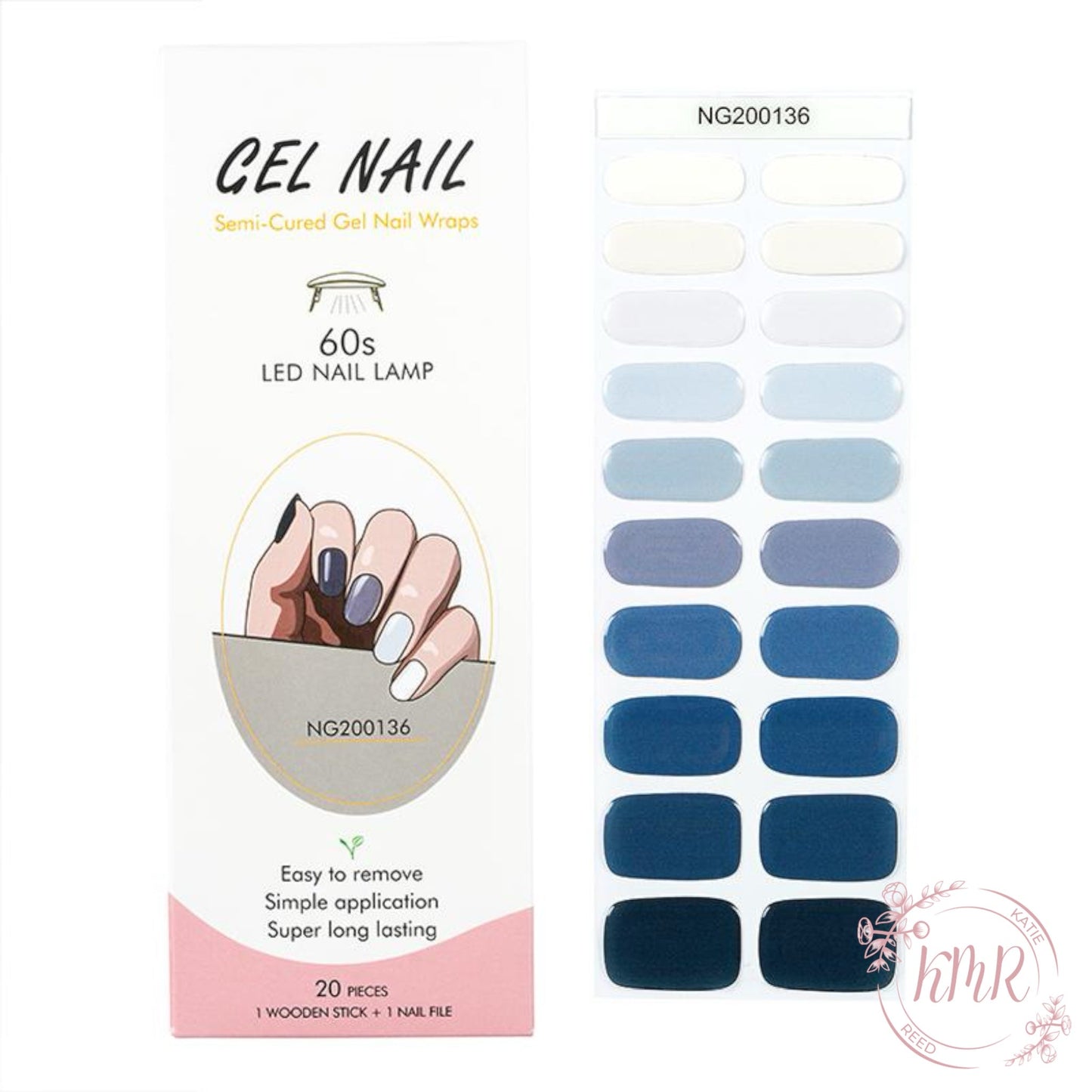 Laurel Premier Gel Nail Wrap