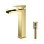 Quadra Waterfall Single Handle Bathroom Vessel Sink Faucet with Pop Up Drain