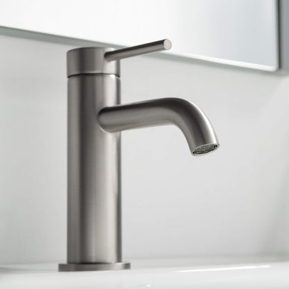Halo Single Handle Bathroom Vanity Sink Faucet with Pop Up Drain