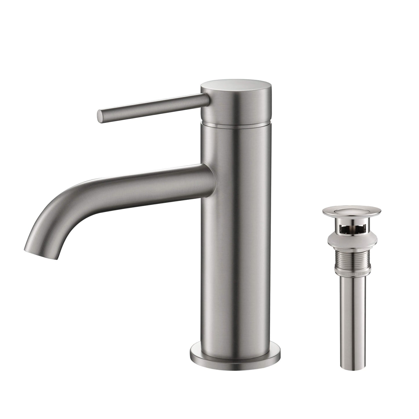 Halo Single Handle Bathroom Vanity Sink Faucet with Pop Up Drain