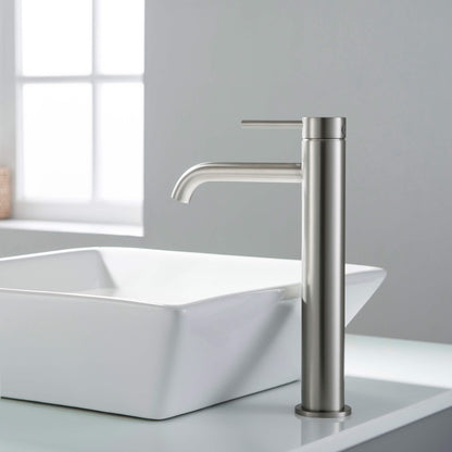Halo Single Handle Bathroom Vessel Sink Faucet with Pop Up Drain
