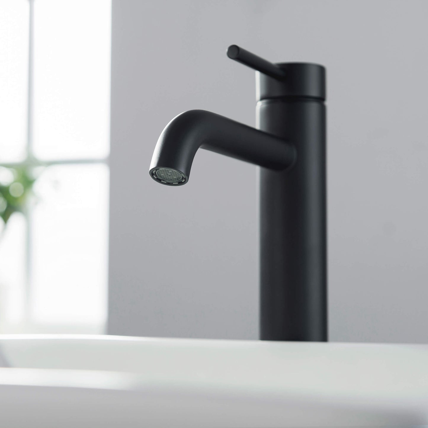 Halo Single Handle Bathroom Vessel Sink Faucet with Pop Up Drain