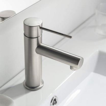 Verona Single Handle Bathroom Vanity Sink Faucet with Pop Up Drain