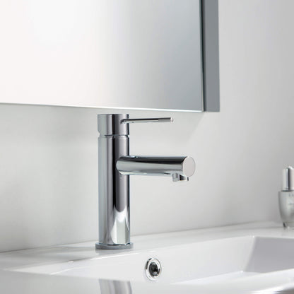 Verona Single Handle Bathroom Vanity Sink Faucet with Pop Up Drain