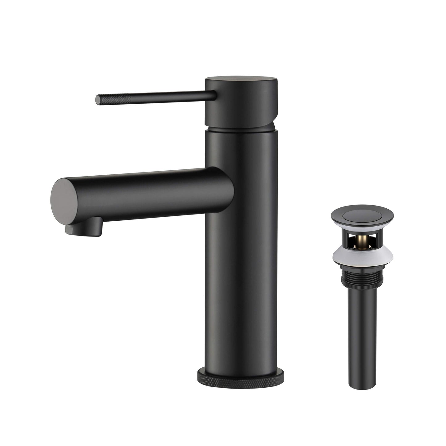 Verona Single Handle Bathroom Vanity Sink Faucet with Pop Up Drain