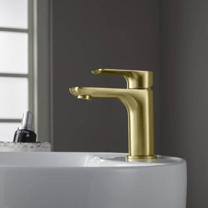Austin Single Handle Bathroom Vanity Sink Faucet with Pop Up Drain