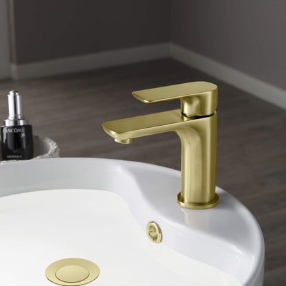Austin Single Handle Bathroom Vanity Sink Faucet with Pop Up Drain
