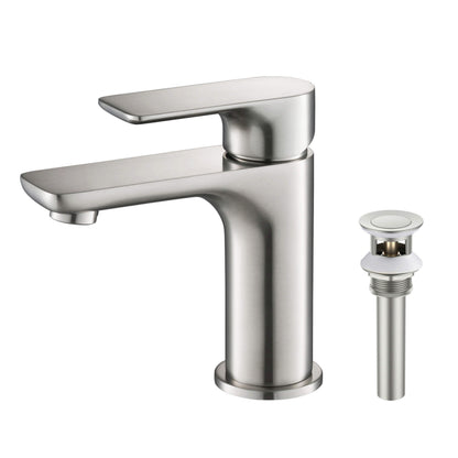 Austin Single Handle Bathroom Vanity Sink Faucet with Pop Up Drain