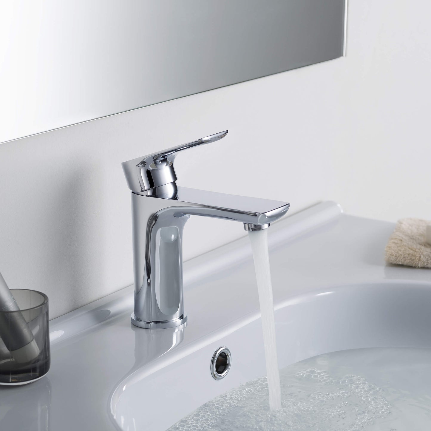 Austin Single Handle Bathroom Vanity Sink Faucet with Pop Up Drain