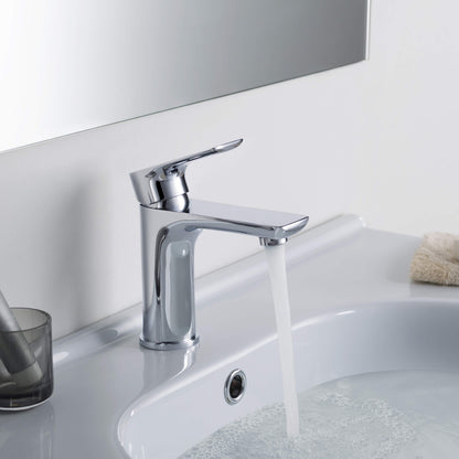 Austin Single Handle Bathroom Vanity Sink Faucet with Pop Up Drain
