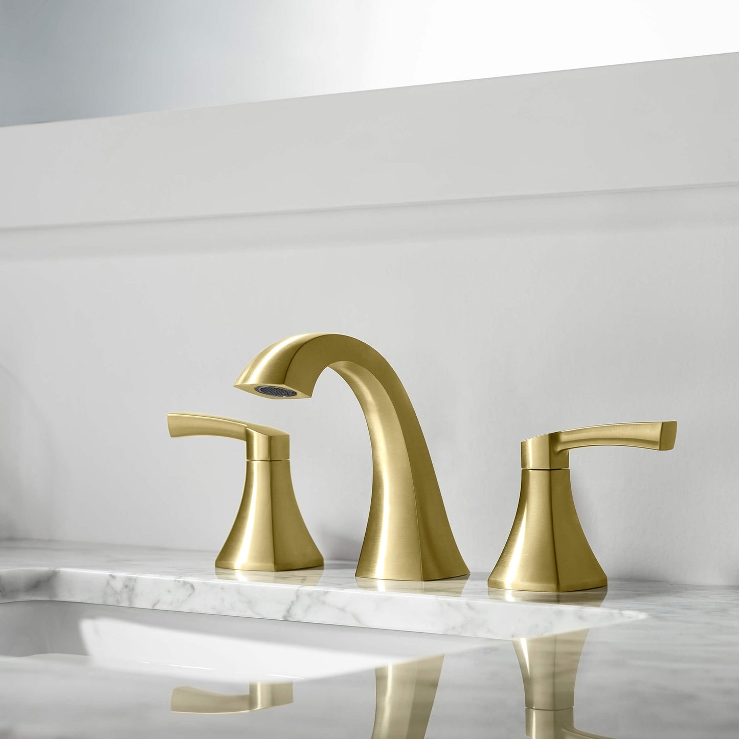 Vermont 8" Widespread Bathroom Sink Faucet with Drain Assembly