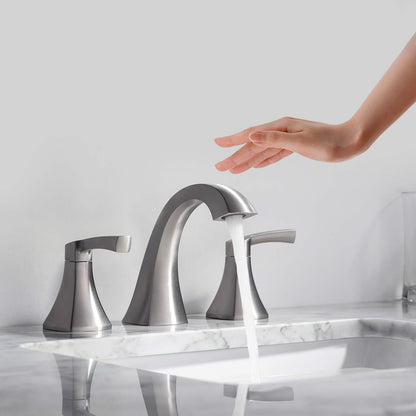 Vermont 8" Widespread Bathroom Sink Faucet with Drain Assembly