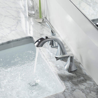 Vermont 8" Widespread Bathroom Sink Faucet with Drain Assembly