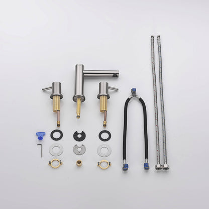 Halo 8" Widespread Bathroom Sink Faucet with Drain Assembly