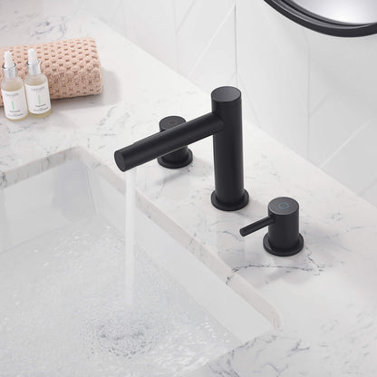 Halo 8" Widespread Bathroom Sink Faucet with Drain Assembly