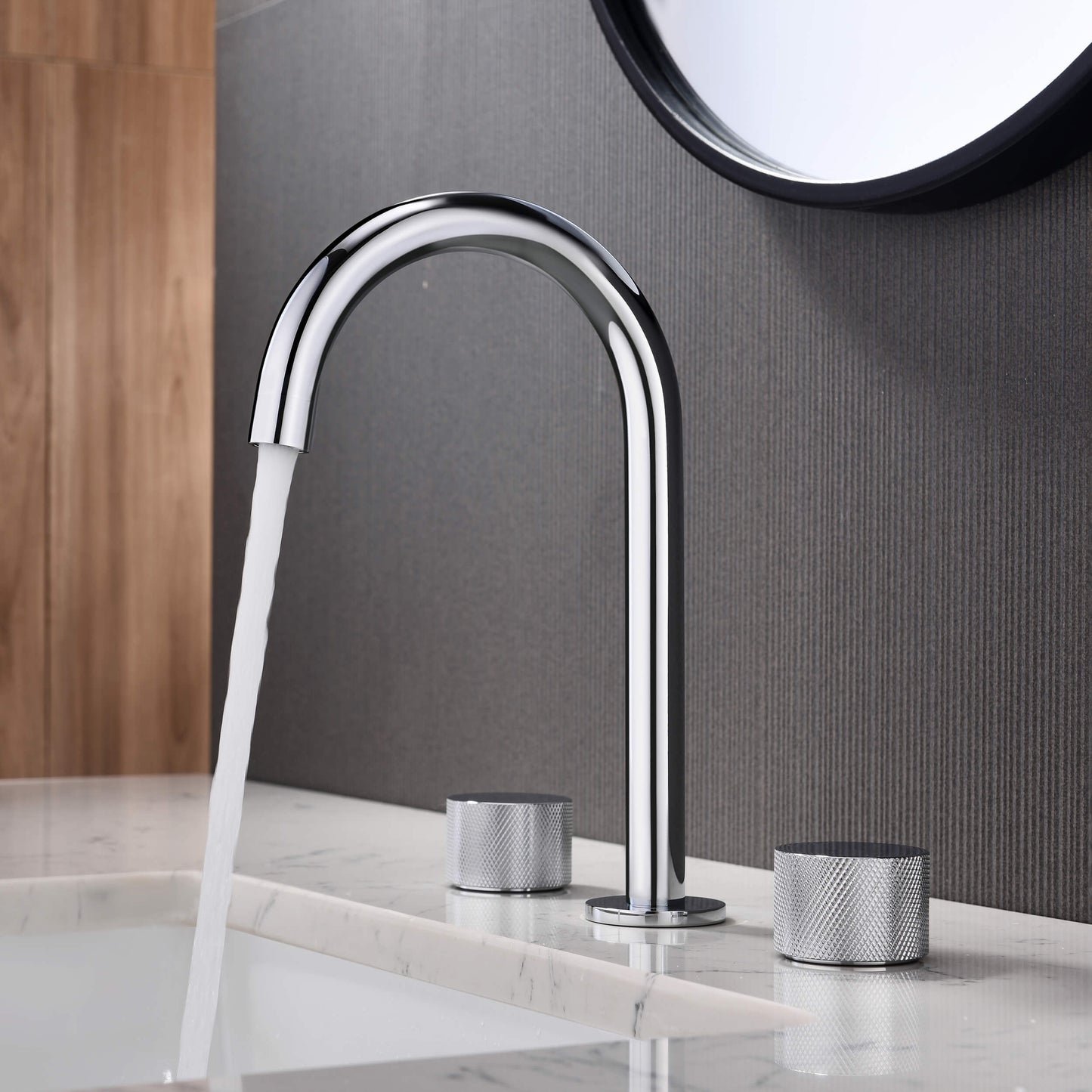 Verona 8" Widespread Bathroom Sink Faucet with Drain Assembly