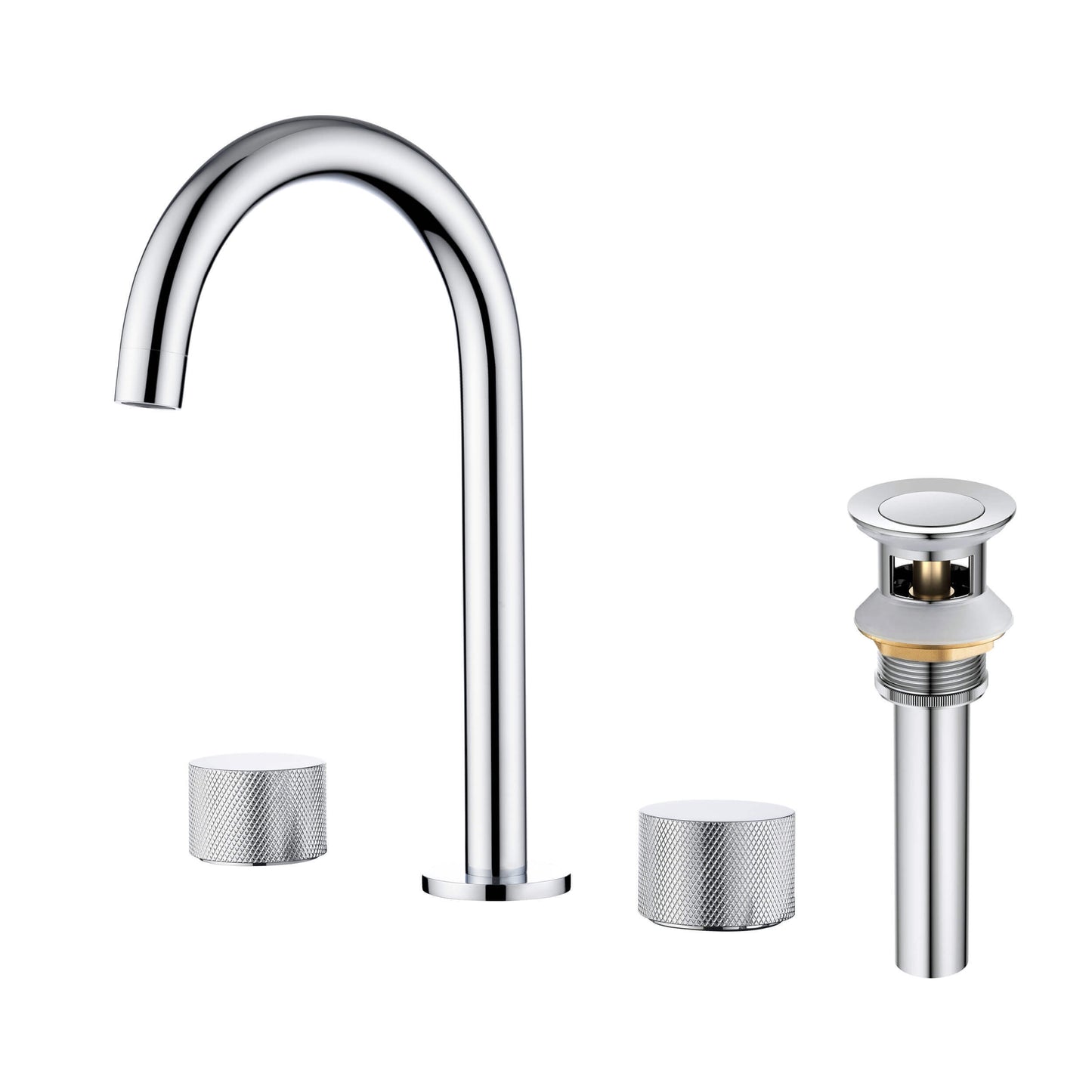 Verona 8" Widespread Bathroom Sink Faucet with Drain Assembly