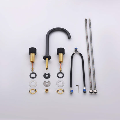 Verona 8" Widespread Bathroom Sink Faucet with Drain Assembly