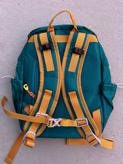 Kid’s (Ages 2 to 7) Teal Hiking Pack - Water Bladder Compatible Backpack for Young Hikers