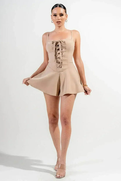 Stretch Woven Jumpsuit