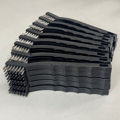 (40 Brushes, 1 Box) Anti-Static Hand Tool Brushes For Removing Dirt 7" Overall Length Black (New Other- Slightly Damaged Packaging)
