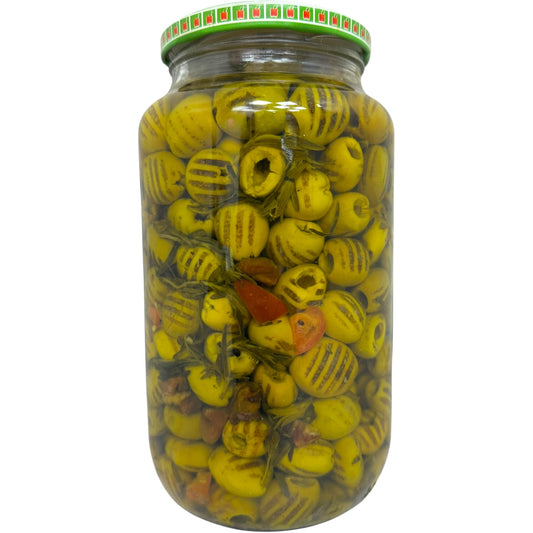 Delicious Grilled Green Olives - Premium Quality Snack from AlBasha Store