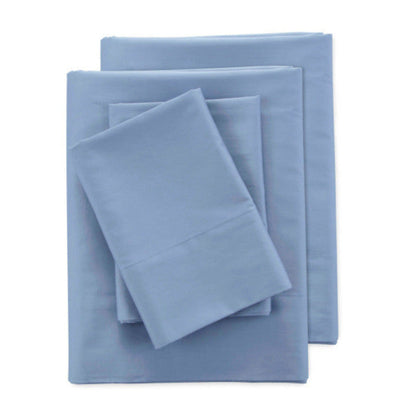Clean Design Home® Supima™ Cotton Percale Sheet Set-Solid Color