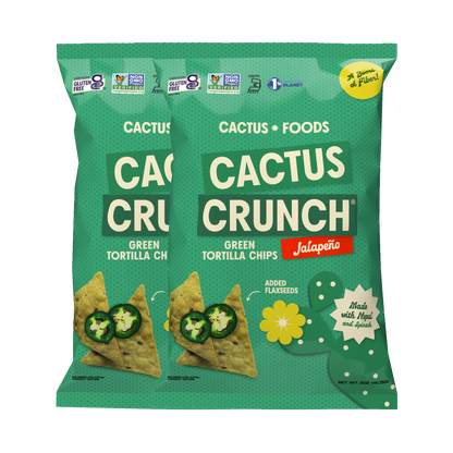 Cactus Crunch Tortilla Chips - Jalapeño Bundle (4 Pack) 5oz. Bags