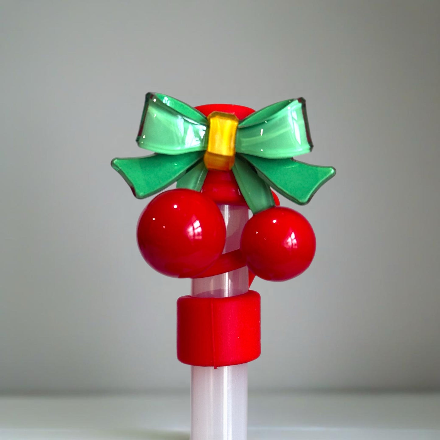 Cherry Straw Topper