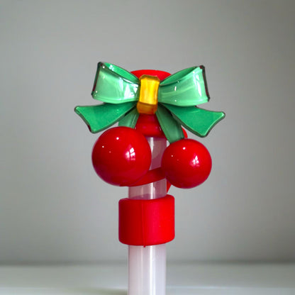 Cherry Straw Topper
