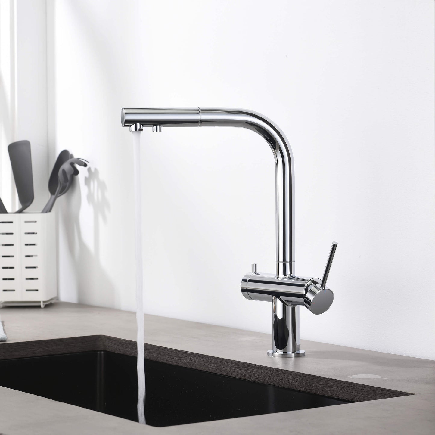 Halo 2-in-1 Pull Out Kitchen Filtration Faucet