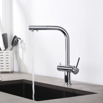Halo 2-in-1 Pull Out Kitchen Filtration Faucet