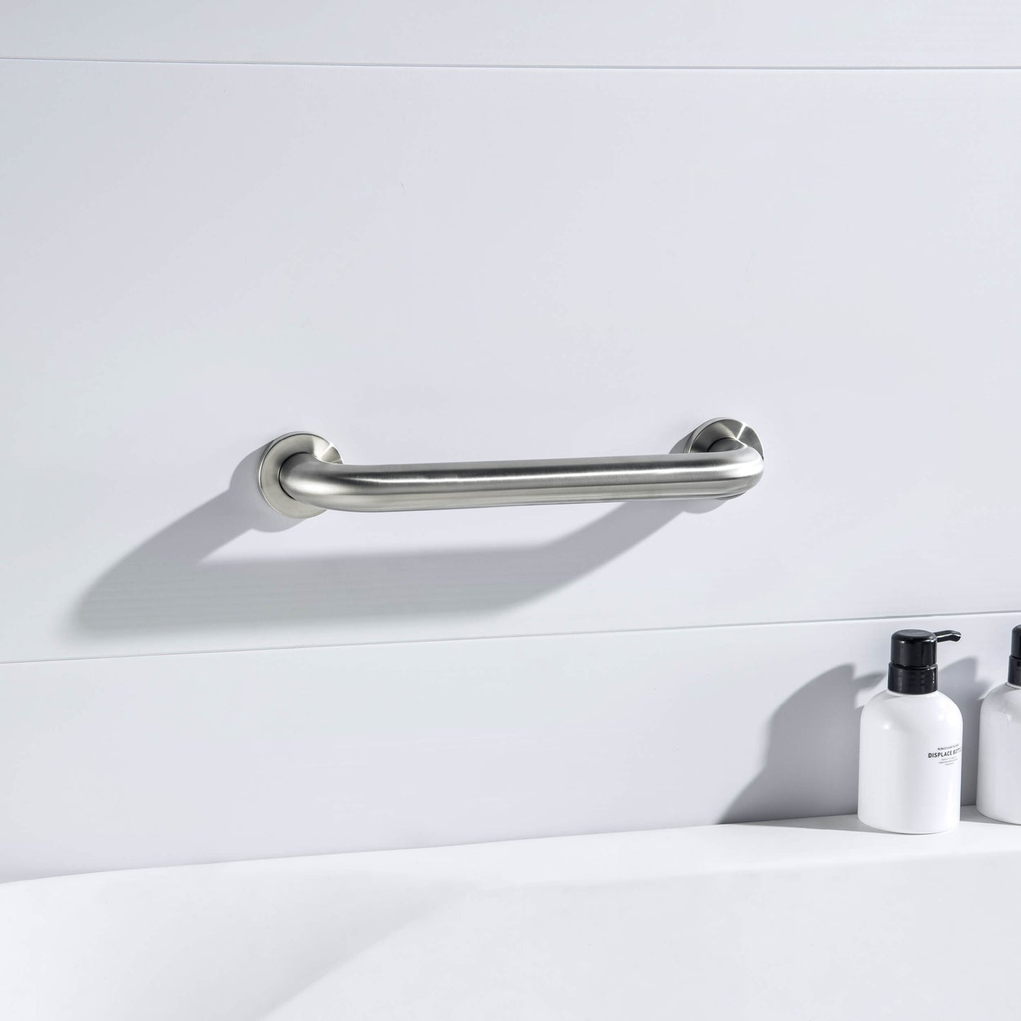 Halo 12" Stainless Steel Bathroom Safety Grab Bar