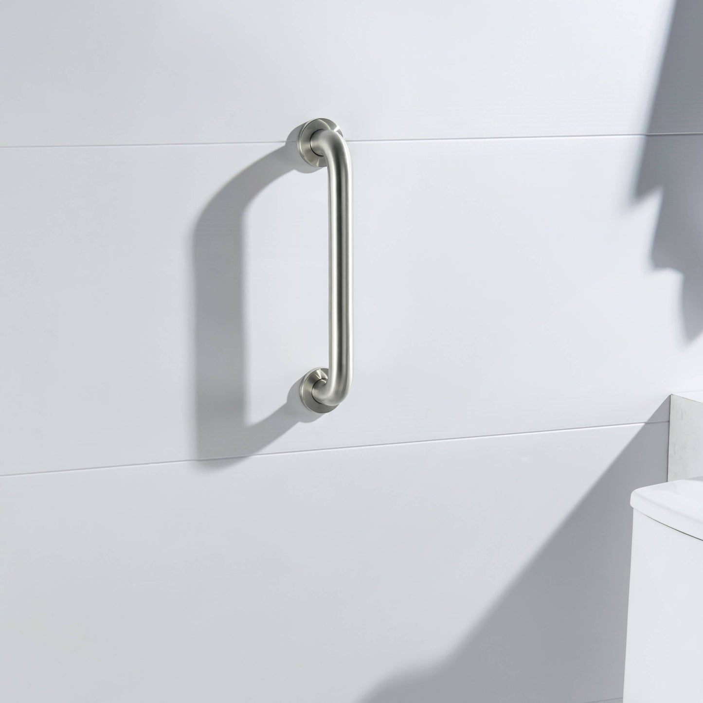 Halo 12" Stainless Steel Bathroom Safety Grab Bar