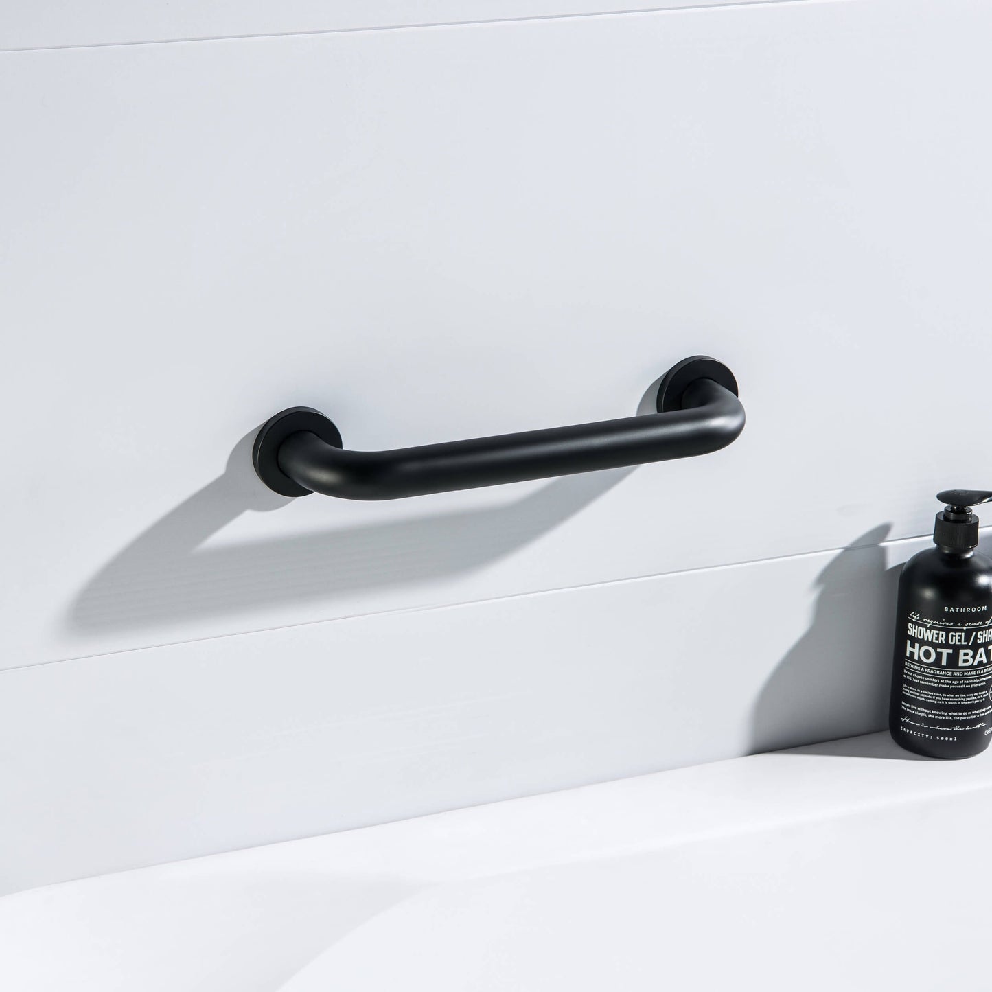 Halo 12" Stainless Steel Bathroom Safety Grab Bar