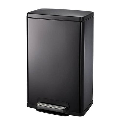Stainless Steel 13-Gallon Kitchen Trash Can with Step Lid Charcoal | Trash Cans | Kitchen [Metal] | Kitchen + Metal