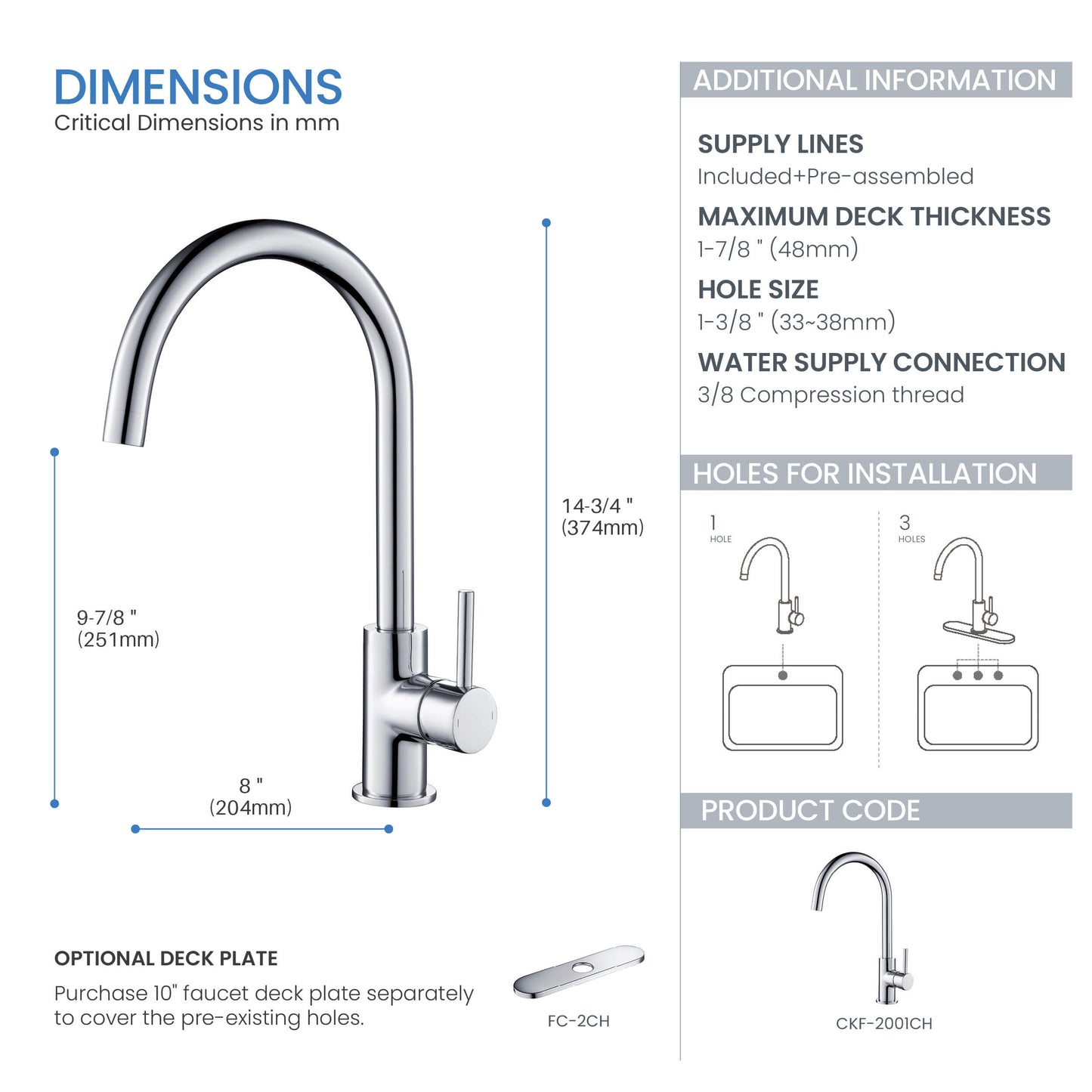 Halo Single Handle Bar Sink Faucet