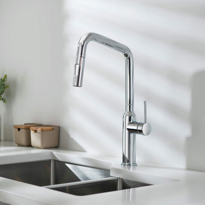 Tampa Single Handle Pull Down Kitchen Sink Faucet