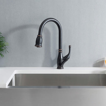 Omaha Single Handle Pull Down Kitchen Sink Faucet