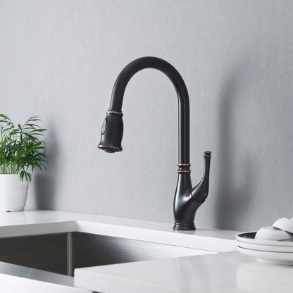 Omaha Single Handle Pull Down Kitchen Sink Faucet