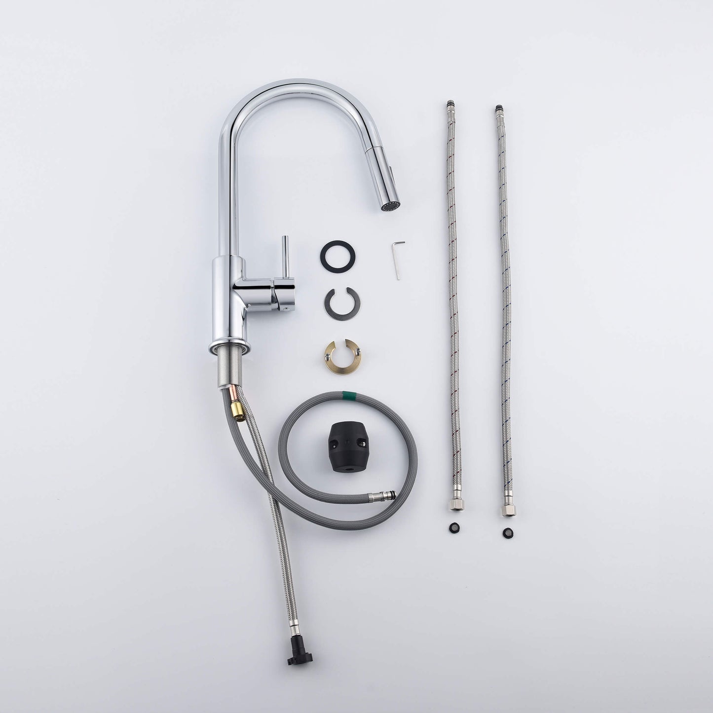 Halo Single Handle Pull Down Kitchen Faucet