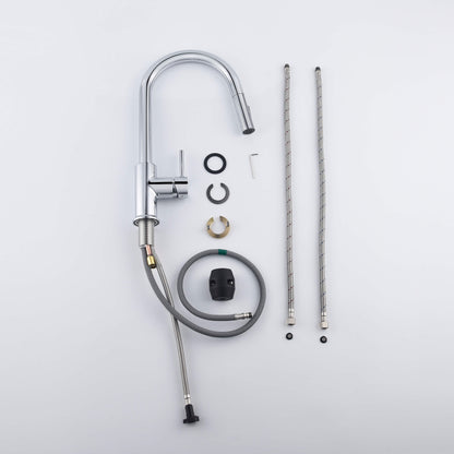 Halo Single Handle Pull Down Kitchen Faucet