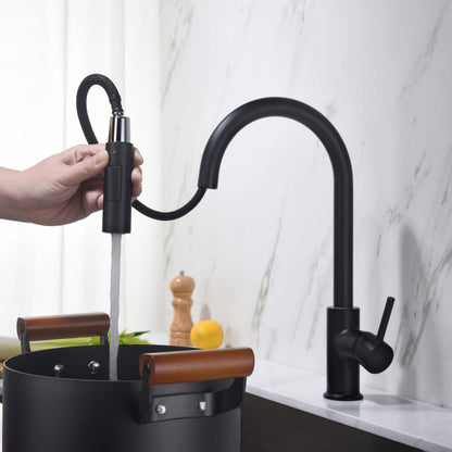 Halo Single Handle Pull Down Kitchen Faucet