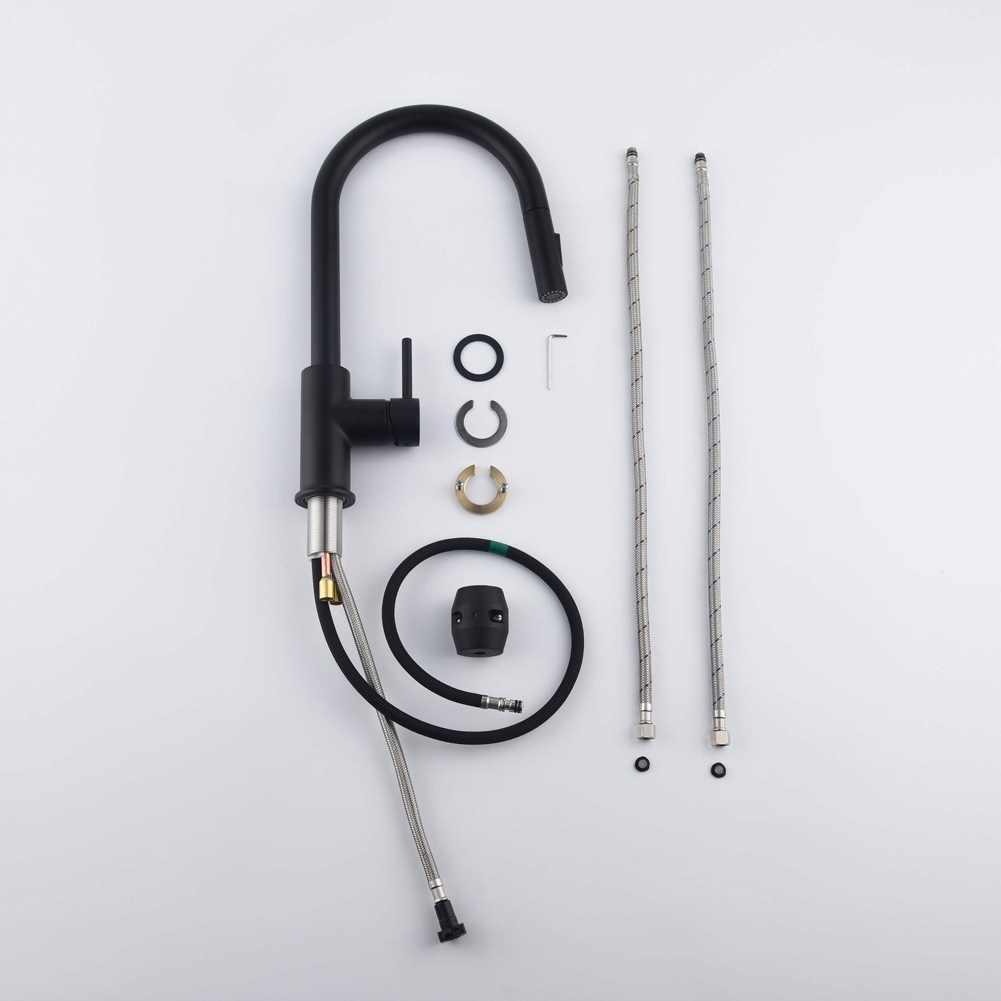 Halo Single Handle Pull Down Kitchen Faucet