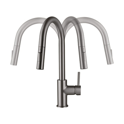 Halo Single Handle Pull Down Kitchen Faucet